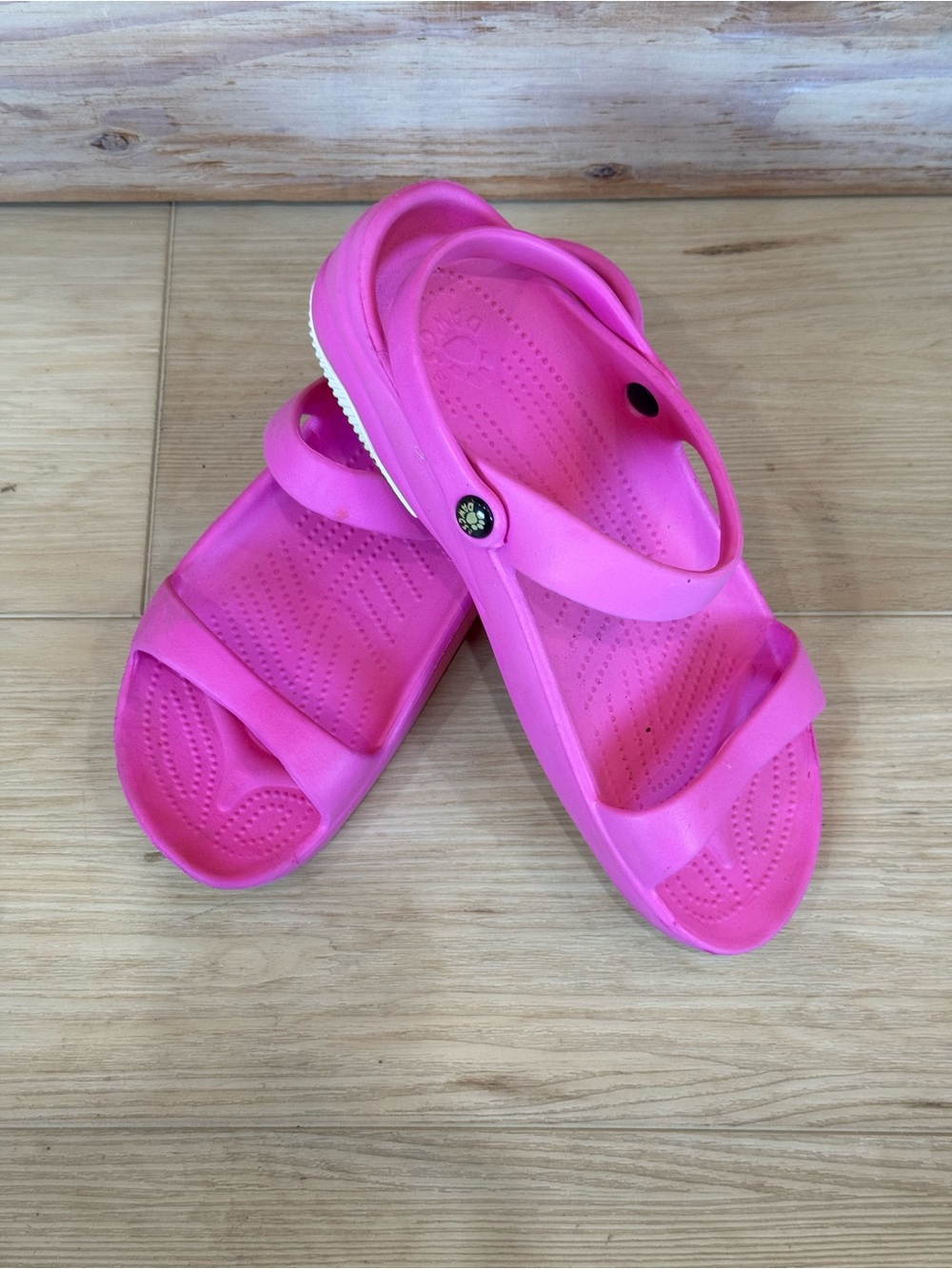 Dawgs Hot Pink Molded Slide Sandals
